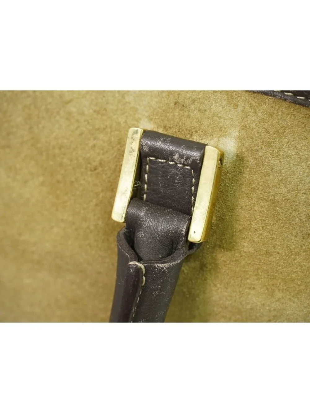 Loewe Amazona 32 Anagram Mini Boston Bag Suede Leather Beige